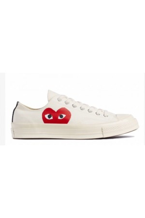 CONVERSE Low Top CDG White